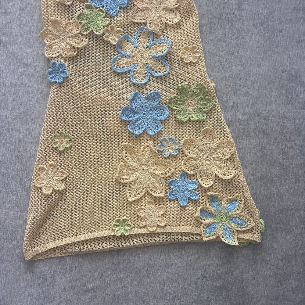 Bydee NAMMOS CROCHET MINI DRESS IN ZESTI - Picture 4 of 8